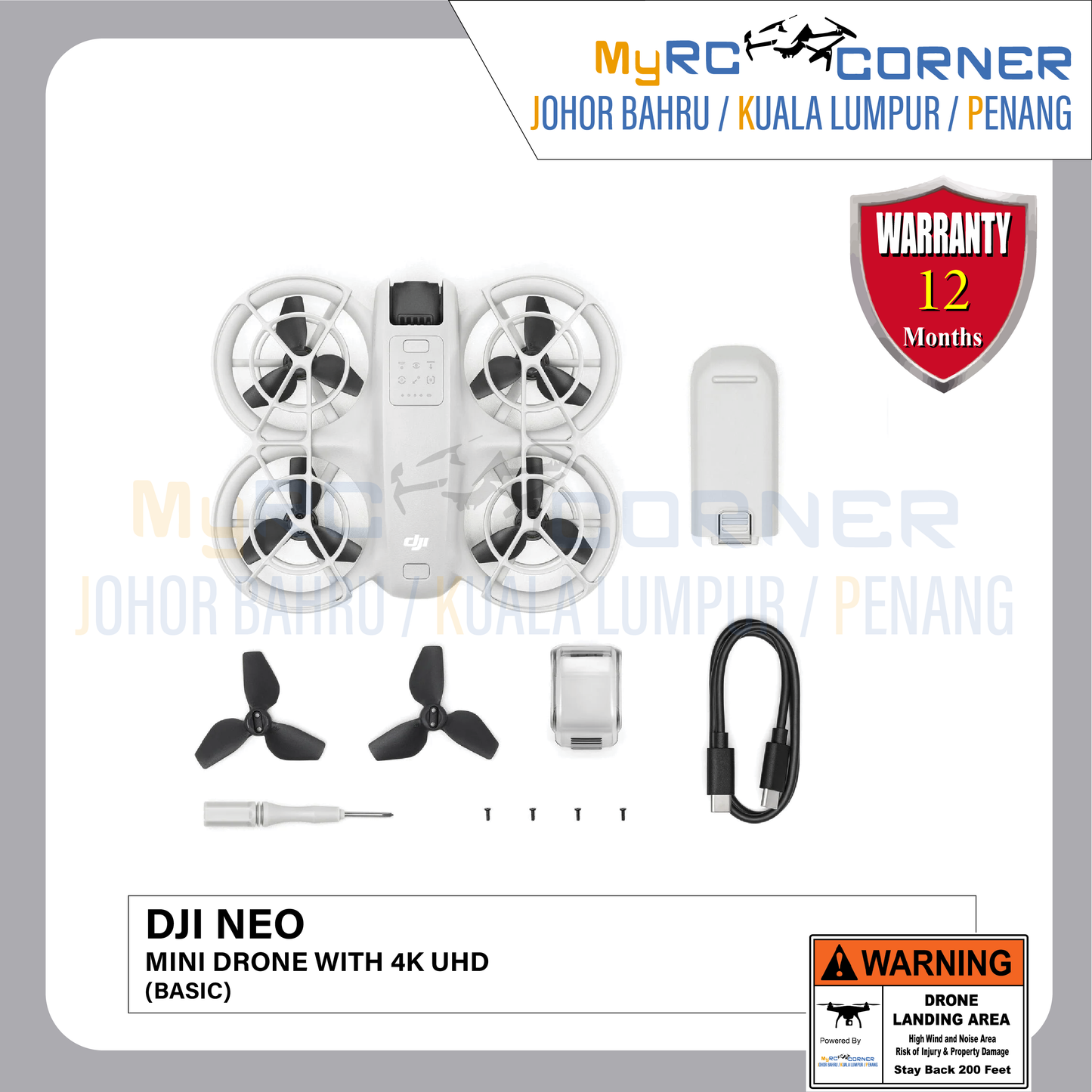 【READY STOCK】DJI Neo | Mini Drone with 4K UHD Camera(Official Product & Warranty)