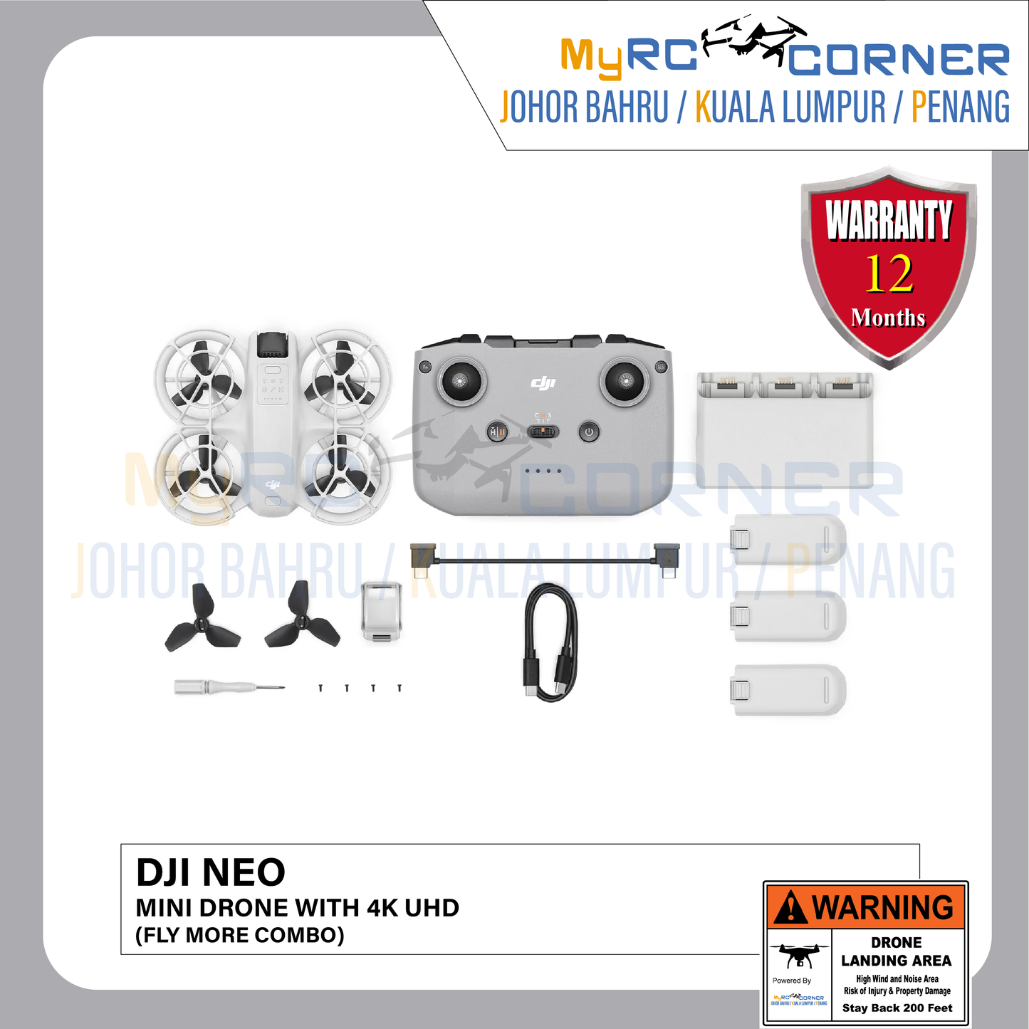 【READY STOCK】DJI Neo | Mini Drone with 4K UHD Camera(Official Product & Warranty)