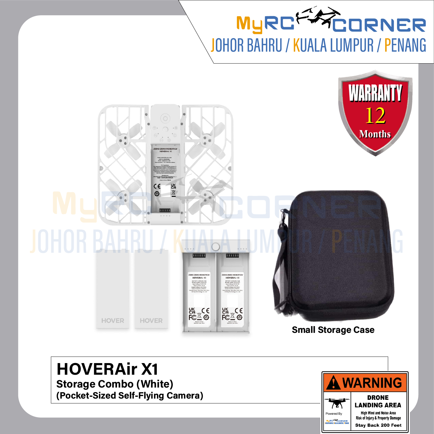 【READY STOCK】HOVERAir X1 | Pocket-Sized Self-Flying Camera(Official Product & Warranty)
