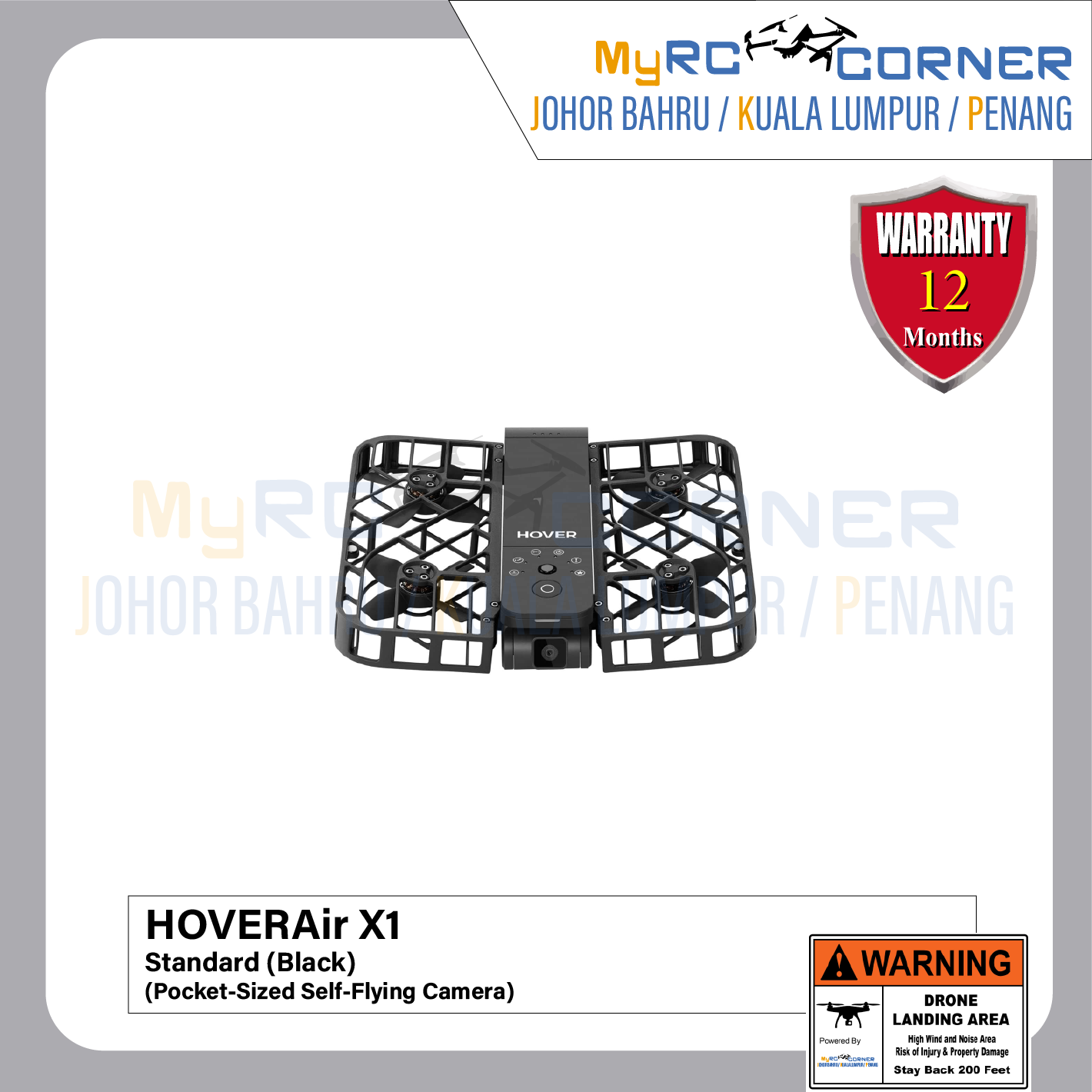 【READY STOCK】HOVERAir X1 | Pocket-Sized Self-Flying Camera(Official Product & Warranty)