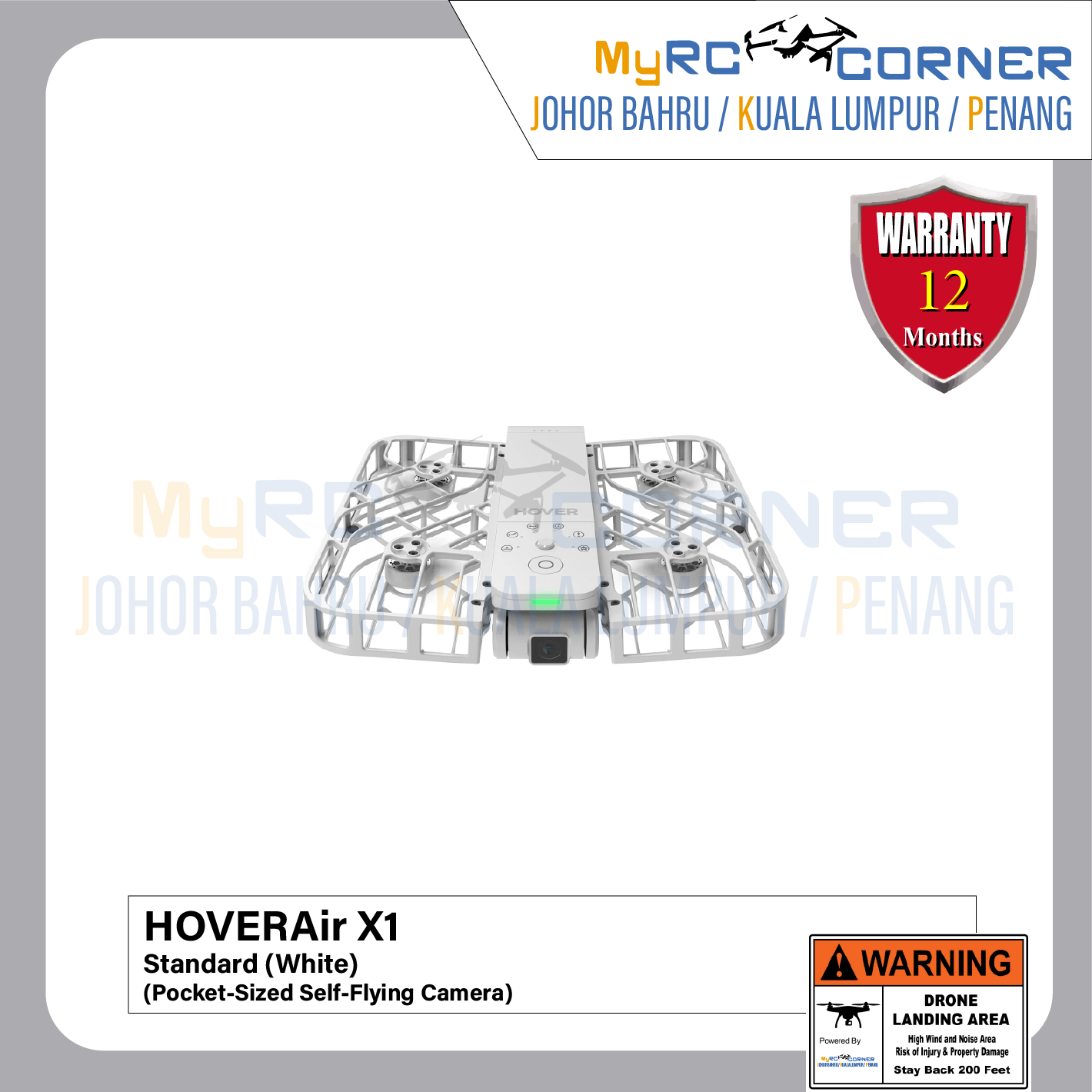 【READY STOCK】HOVERAir X1 | Pocket-Sized Self-Flying Camera(Official Product & Warranty)