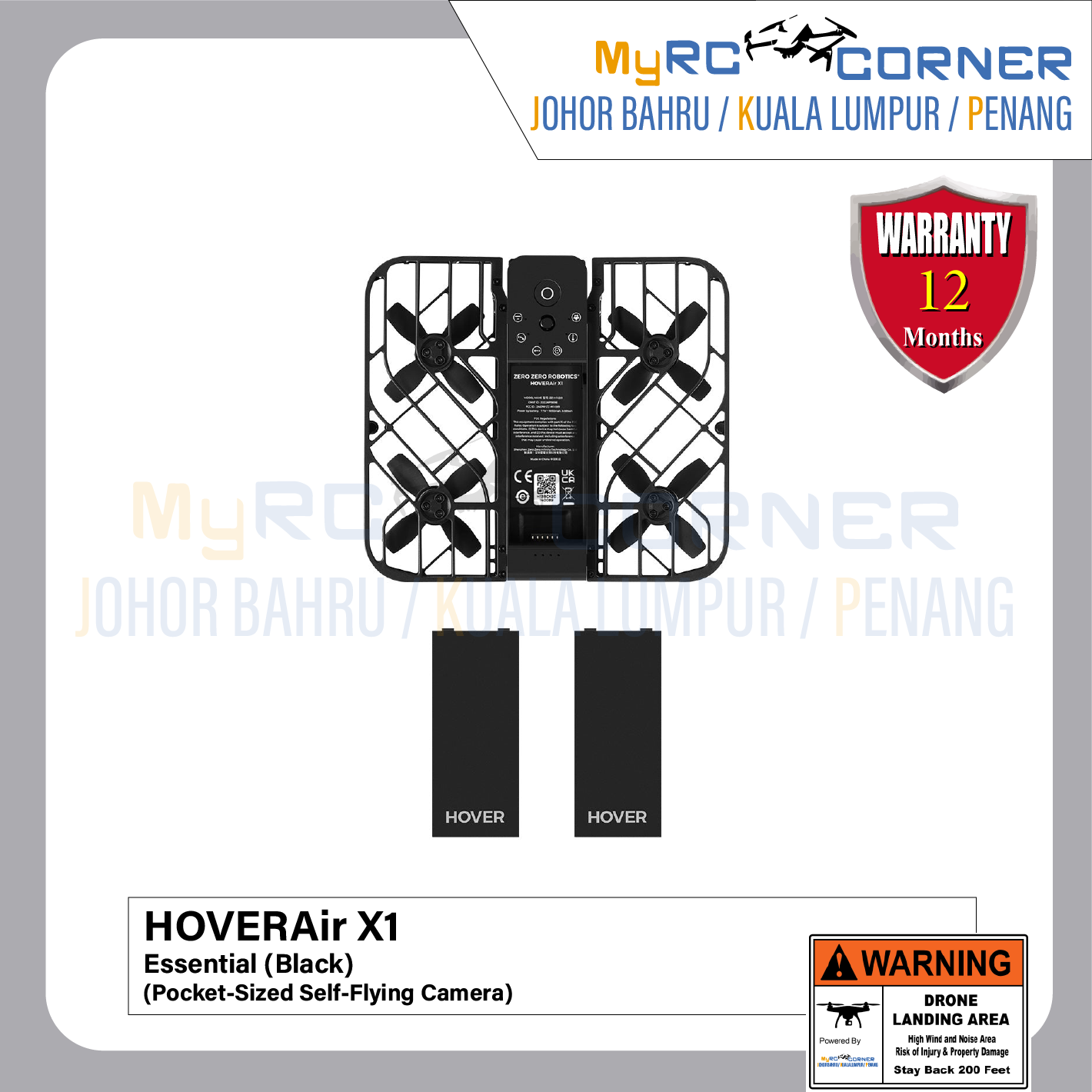 【READY STOCK】HOVERAir X1 | Pocket-Sized Self-Flying Camera(Official Product & Warranty)