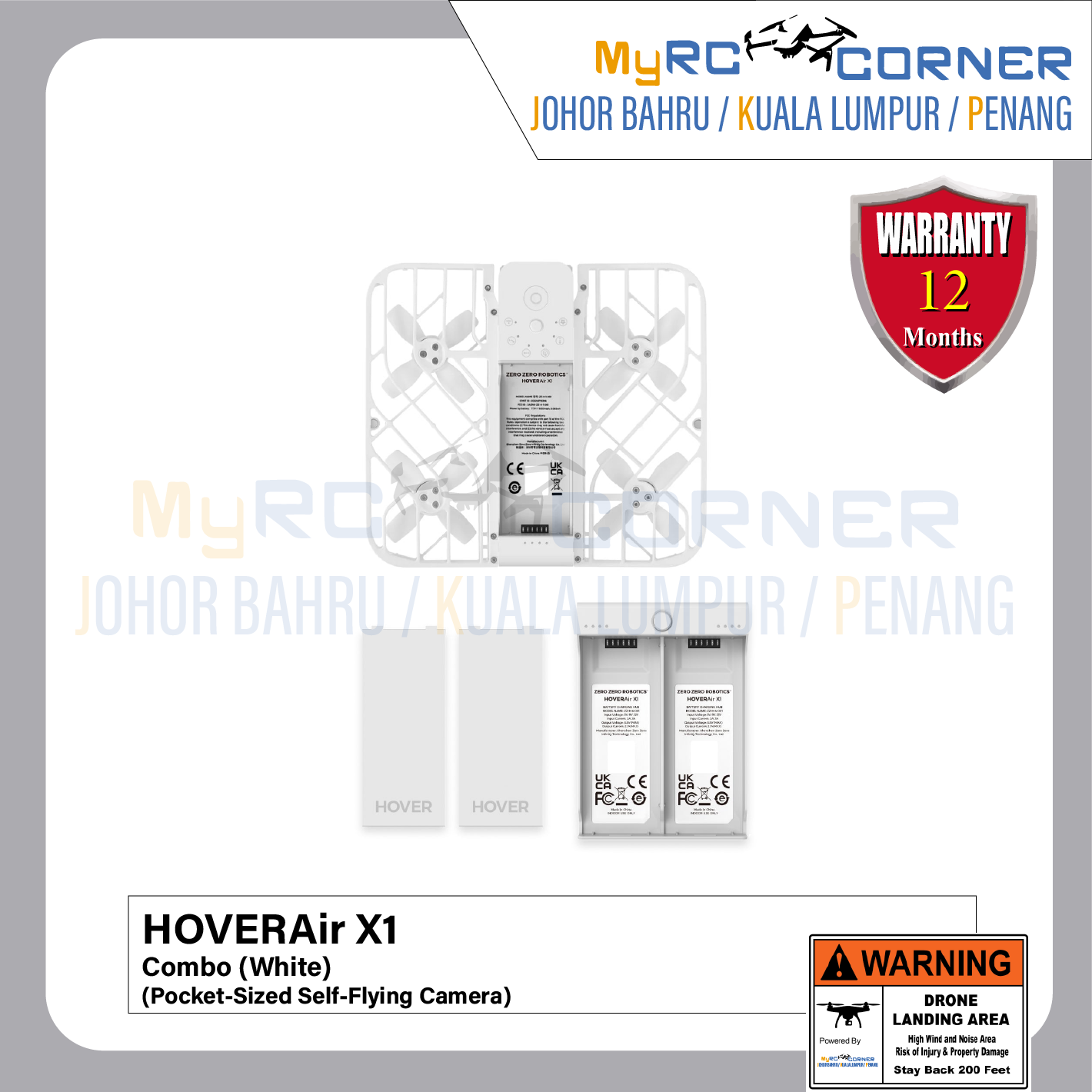 【READY STOCK】HOVERAir X1 | Pocket-Sized Self-Flying Camera(Official Product & Warranty)