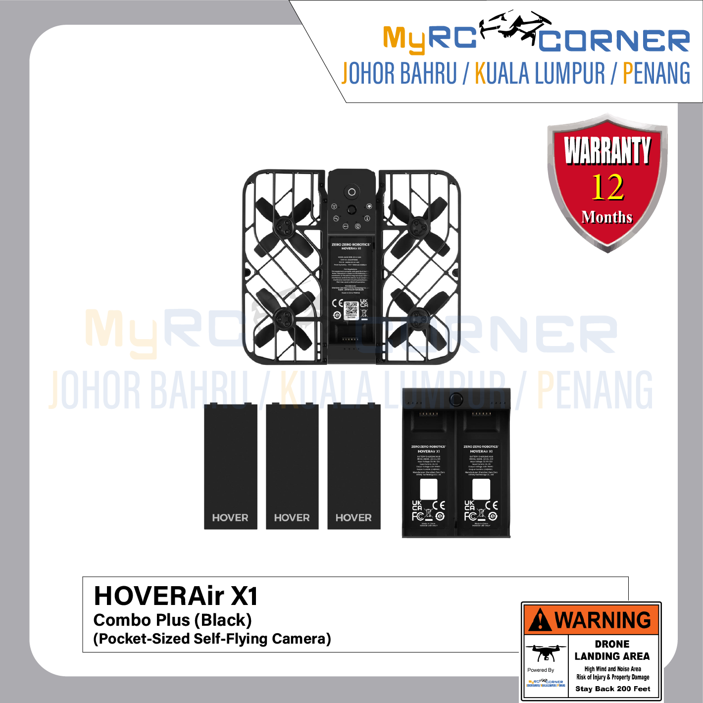 【READY STOCK】HOVERAir X1 | Pocket-Sized Self-Flying Camera(Official Product & Warranty)