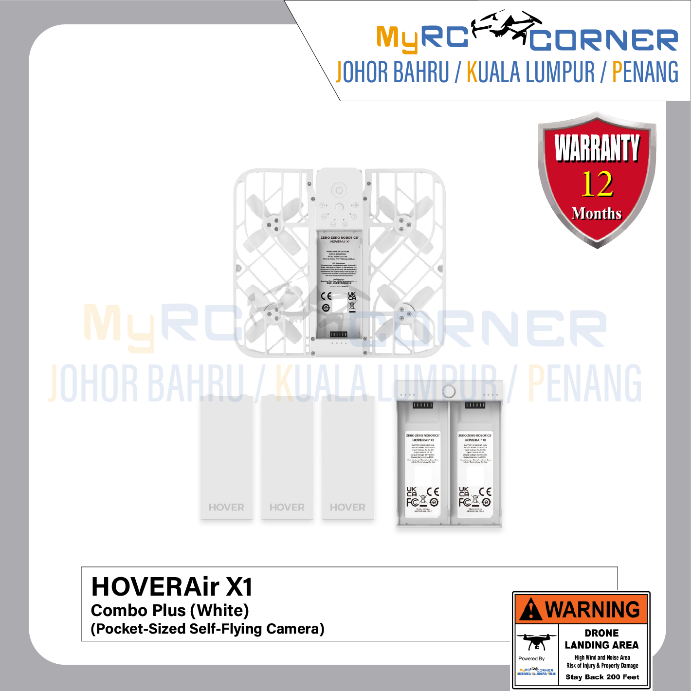 【READY STOCK】HOVERAir X1 | Pocket-Sized Self-Flying Camera(Official Product & Warranty)