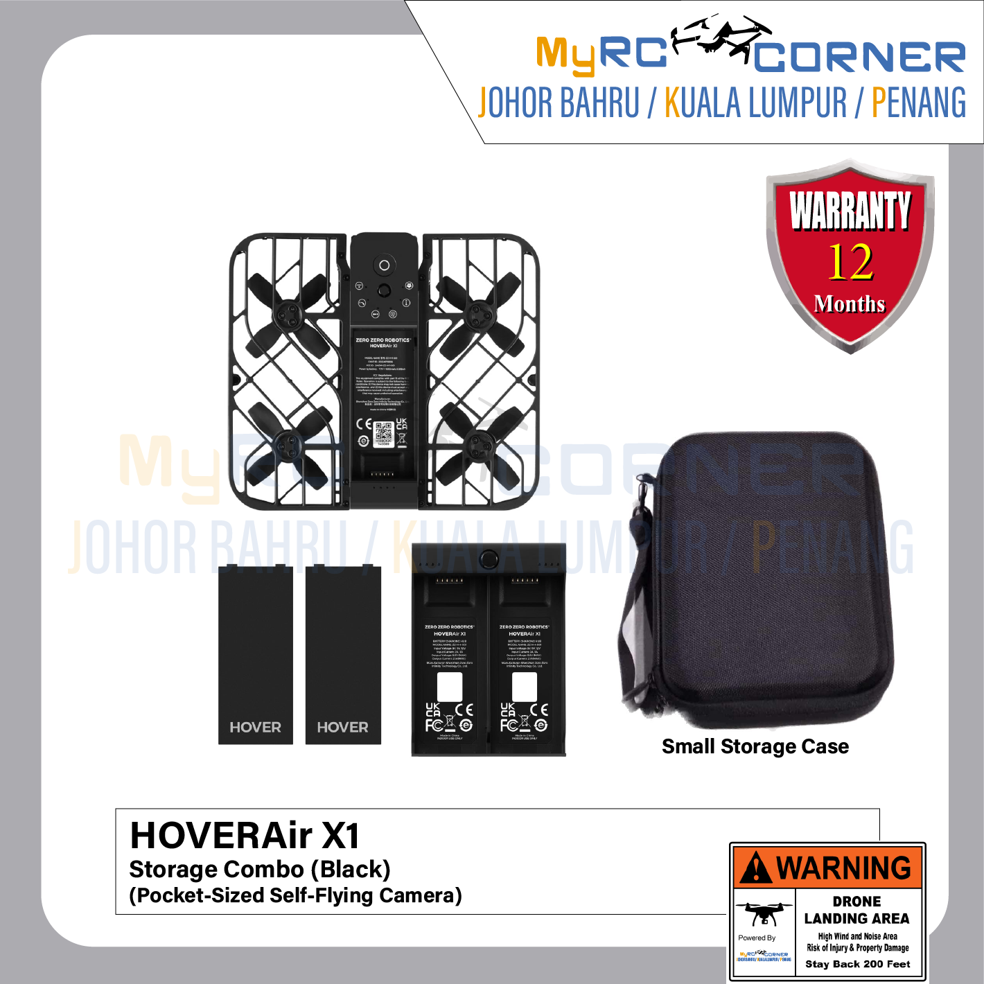 【READY STOCK】HOVERAir X1 | Pocket-Sized Self-Flying Camera(Official Product & Warranty)