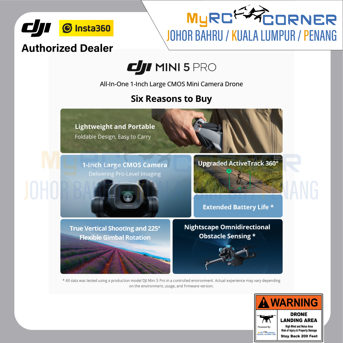 DJI MINI 5 PRO - ALL-IN-ONE 1-INCH LARGE CMOS MINI CAMERA DRONE