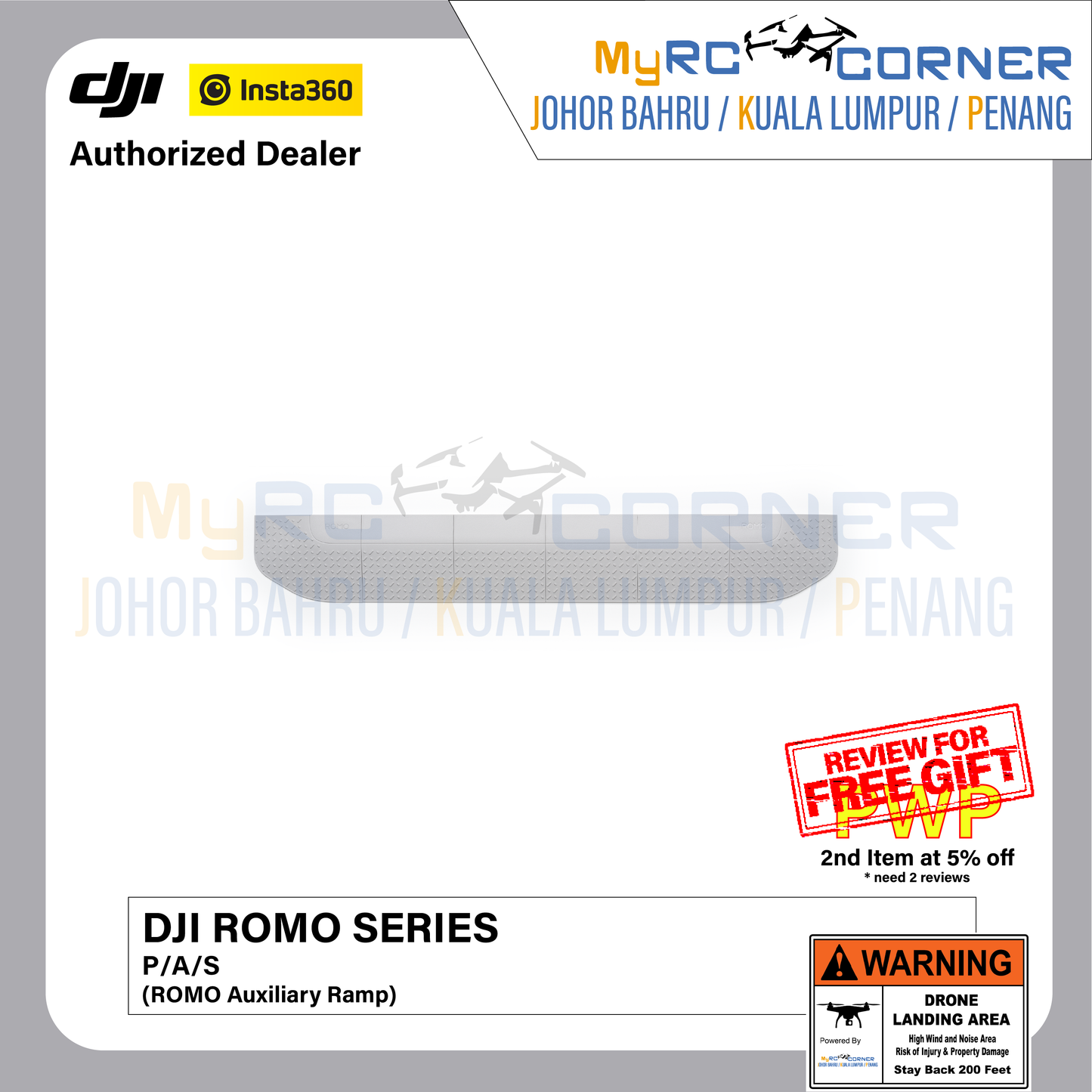 DJI ROMO P/A/S (Water Tank Version) - Flagship Robot Vacuum With Advanced Sensing