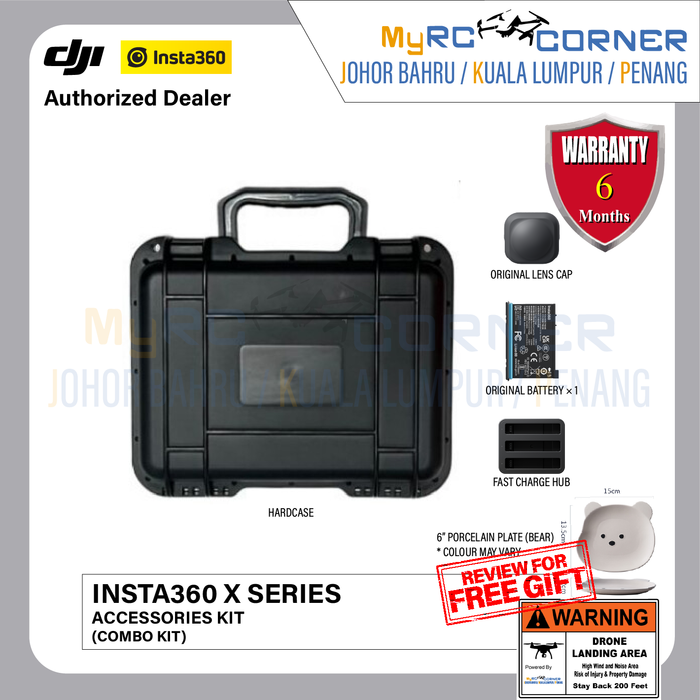 Action Camera / Gimbal Camera Accessories Kit (Official Product & Warrenty)