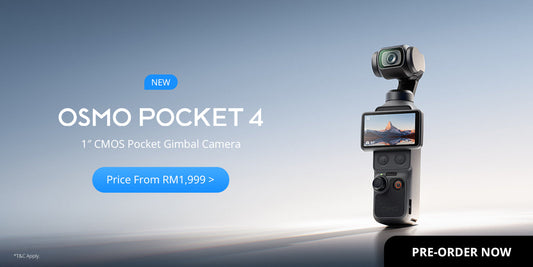 DJI Osmo Pocket 4 - 1" CMOS Pocket Gimbal Camera | The World In My Pocket