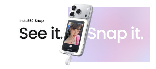 Insta360 Snap Selfie Screen with Light – Co-developed with AMIRO