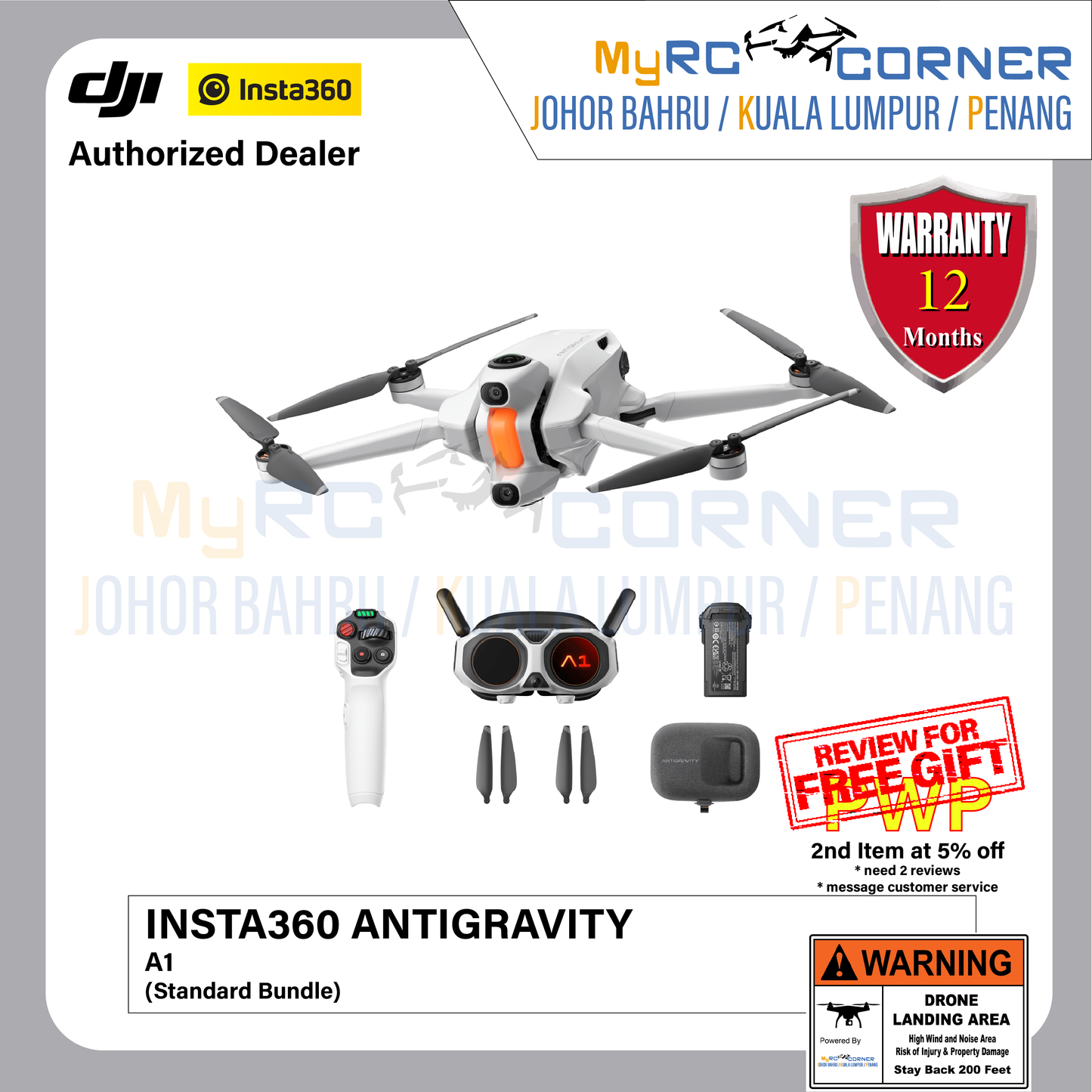 Insta360 Antigravity A1 - The World's First 8K 360° Drone