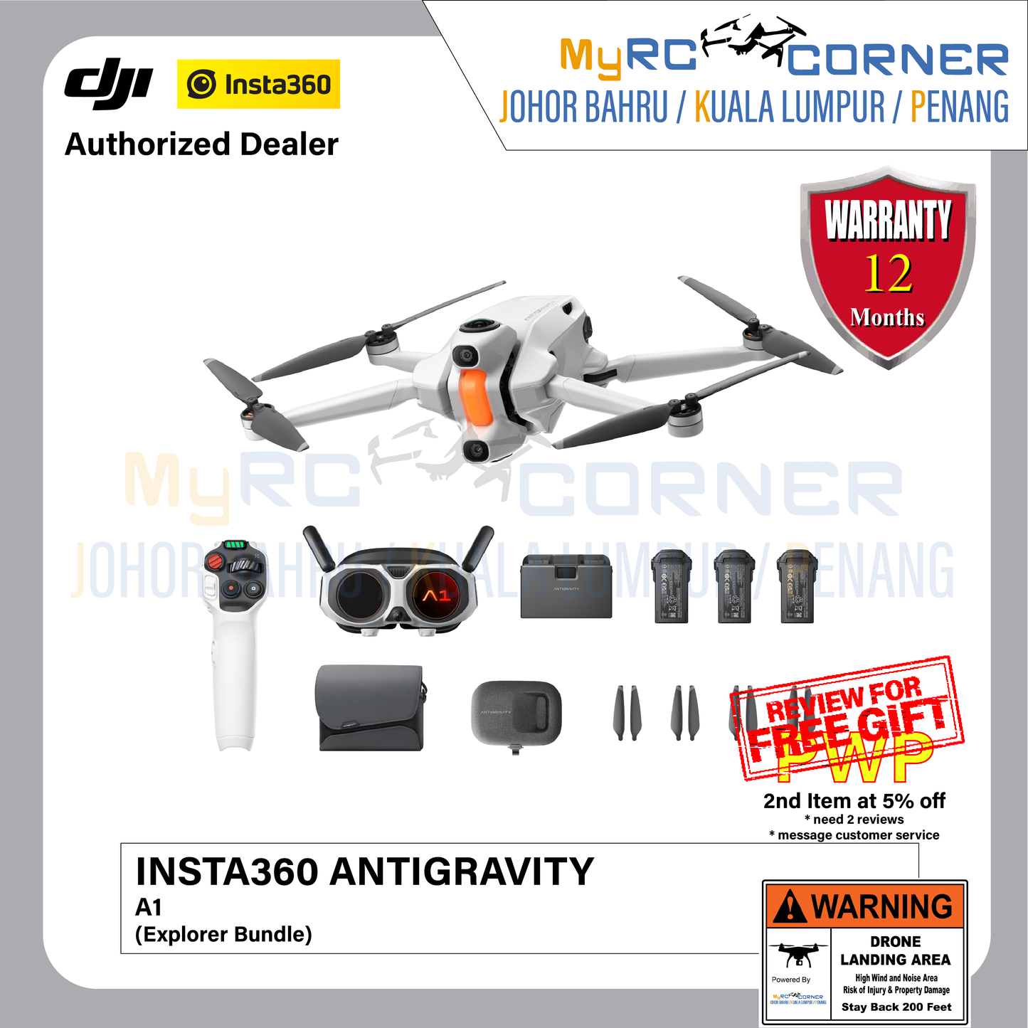 Insta360 Antigravity A1 - The World's First 8K 360° Drone