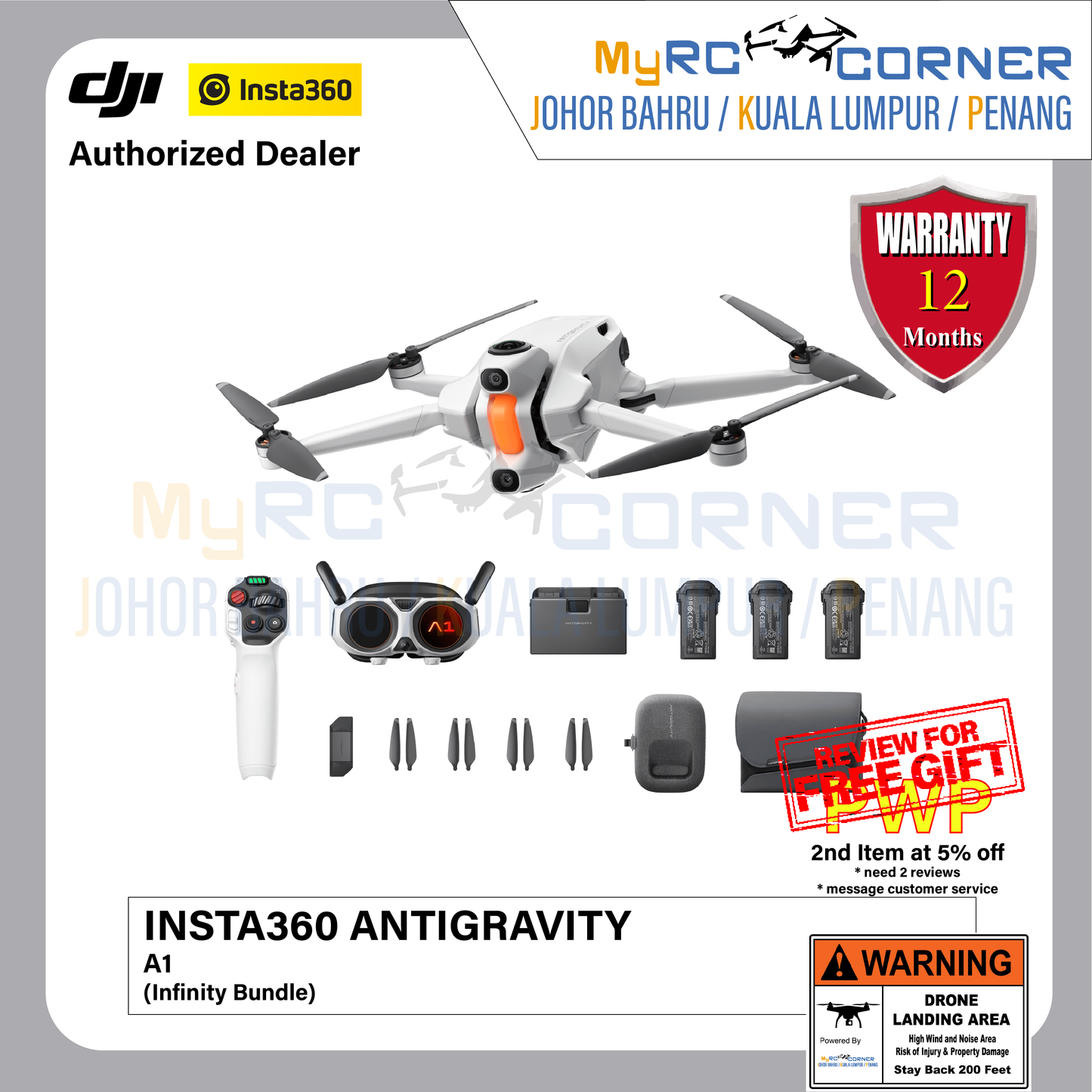 Insta360 Antigravity A1 - The World's First 8K 360° Drone