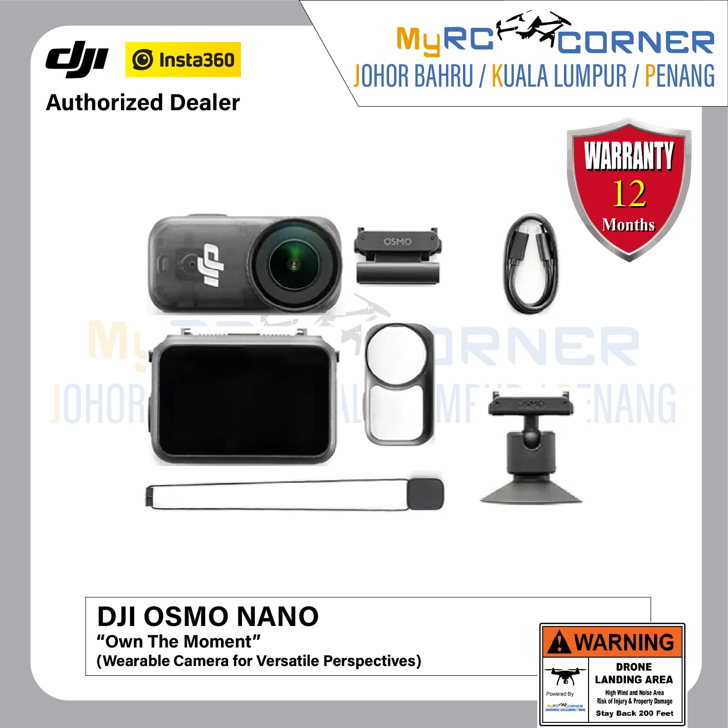 DJI OSMO NANO - Hand Free 4K Action Camera