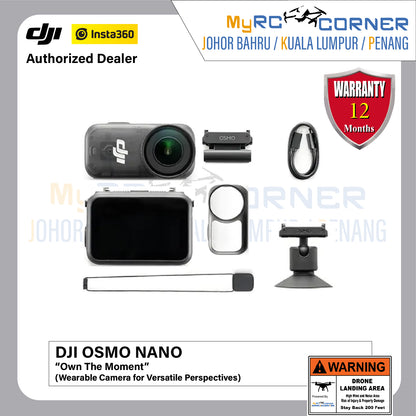 DJI OSMO NANO - Hand Free 4K Action Camera