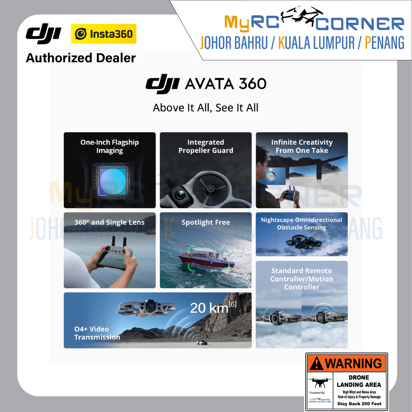 DJI AVATA 360 - 8K Flagship 360° Drone