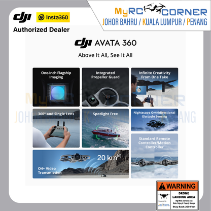DJI AVATA 360 - 8K Flagship 360° Drone