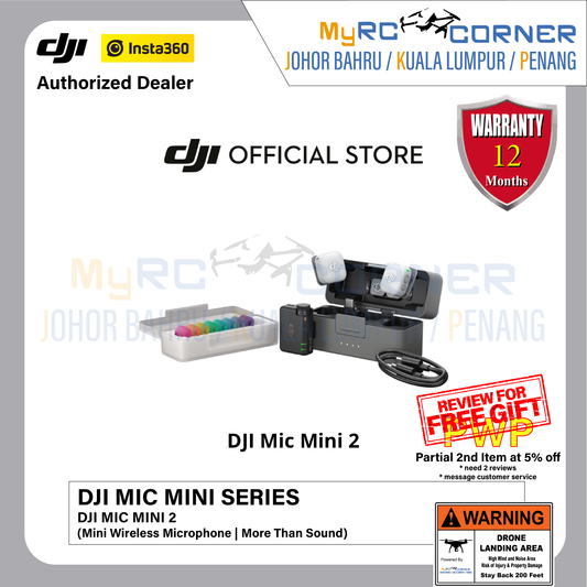 DJI Mic Mini 2 – Mini Wireless Microphone