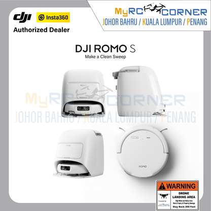 DJI ROMO P/A/S (Water Tank Version) - Flagship Robot Vacuum With Advanced Sensing