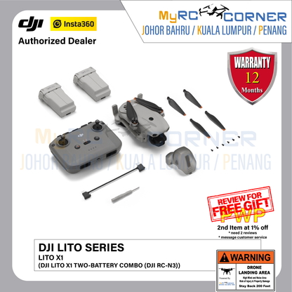 DJI Lito X1/1 - Beginner-Friendly Camera Drones