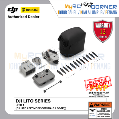 DJI Lito X1/1 - Beginner-Friendly Camera Drones