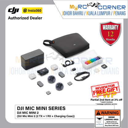 DJI Mic Mini 2 – Mini Wireless Microphone