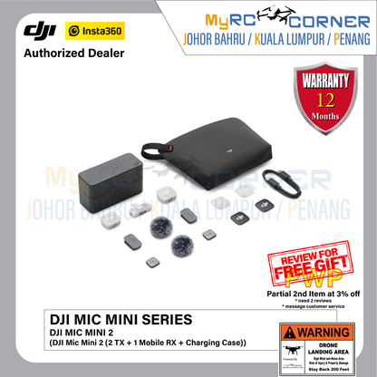 DJI Mic Mini 2 – Mini Wireless Microphone