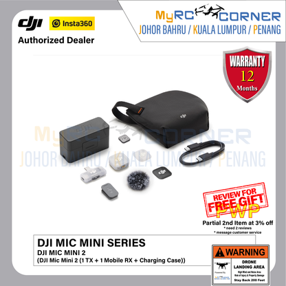 DJI Mic Mini 2 – Mini Wireless Microphone
