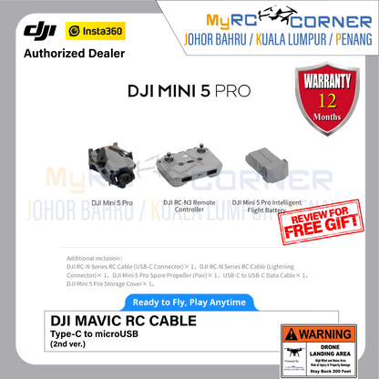 DJI MINI 5 PRO - ALL-IN-ONE 1-INCH LARGE CMOS MINI CAMERA DRONE