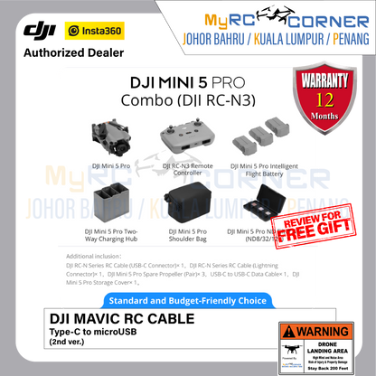 DJI MINI 5 PRO - ALL-IN-ONE 1-INCH LARGE CMOS MINI CAMERA DRONE