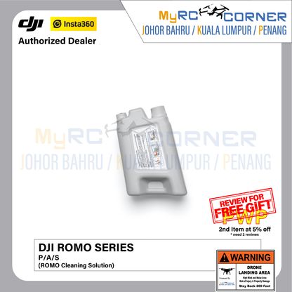 DJI ROMO P/A/S (Water Tank Version) - Flagship Robot Vacuum With Advanced Sensing