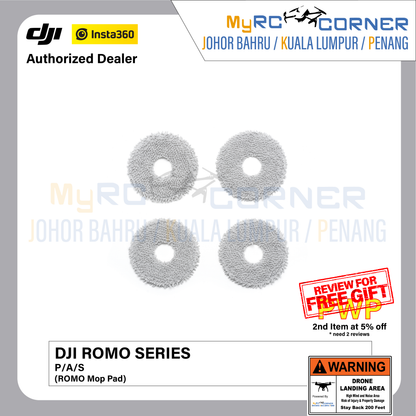 DJI ROMO P/A/S (Water Tank Version) - Flagship Robot Vacuum With Advanced Sensing