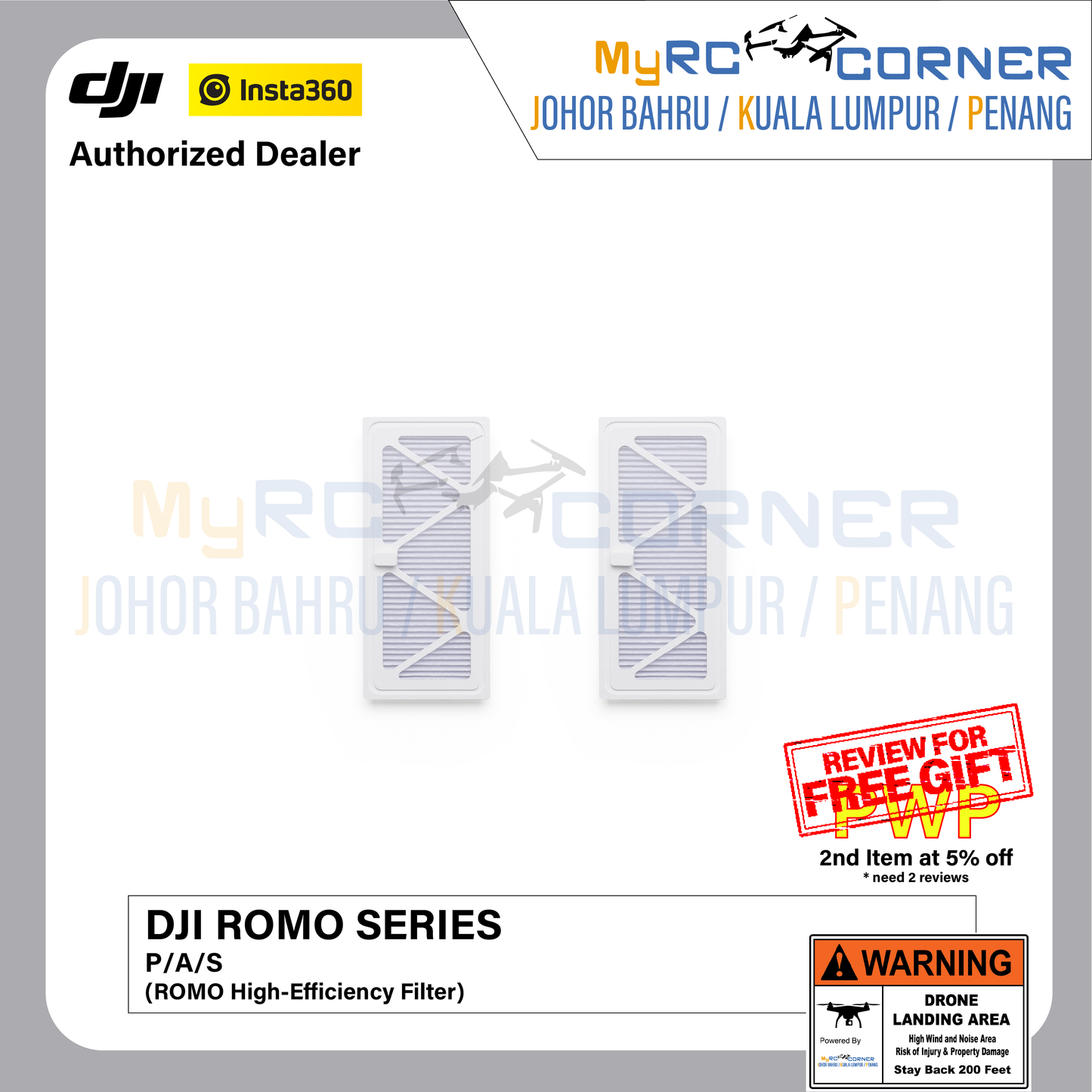 DJI ROMO P/A/S (Water Tank Version) - Flagship Robot Vacuum With Advanced Sensing