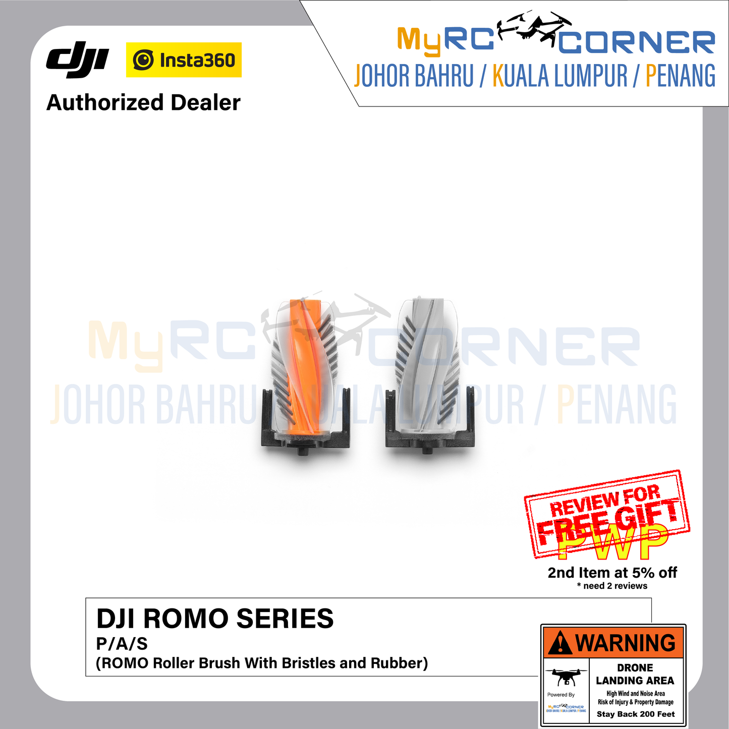 DJI ROMO P/A/S (Water Tank Version) - Flagship Robot Vacuum With Advanced Sensing