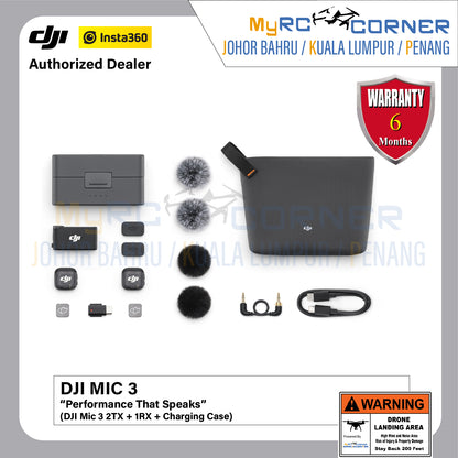 DJI MIC 3 - ADVANCED MINI WIRELESS MICROPHONE