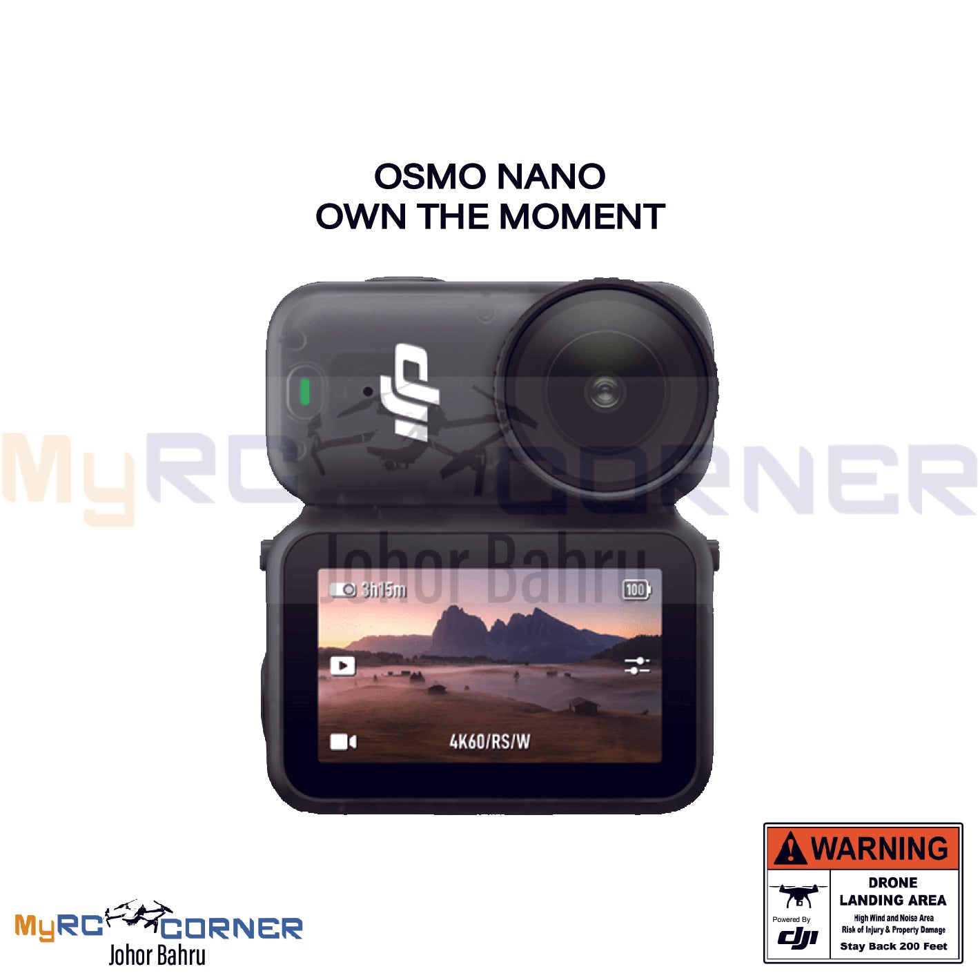 DJI OSMO NANO - Hand Free 4K Action Camera
