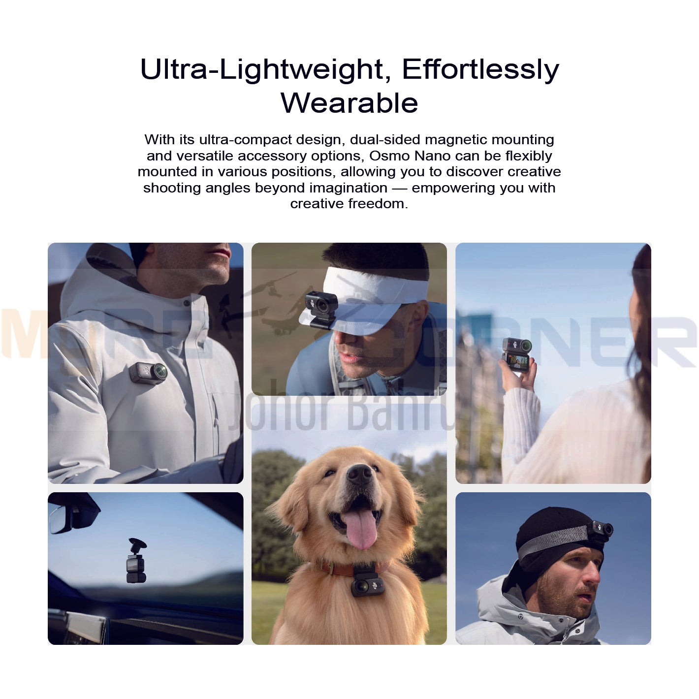 DJI OSMO NANO - Hand Free 4K Action Camera