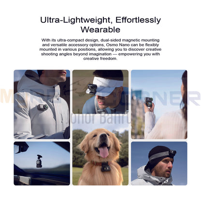 DJI OSMO NANO - Hand Free 4K Action Camera