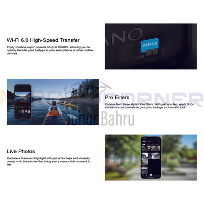 DJI OSMO NANO - Hand Free 4K Action Camera