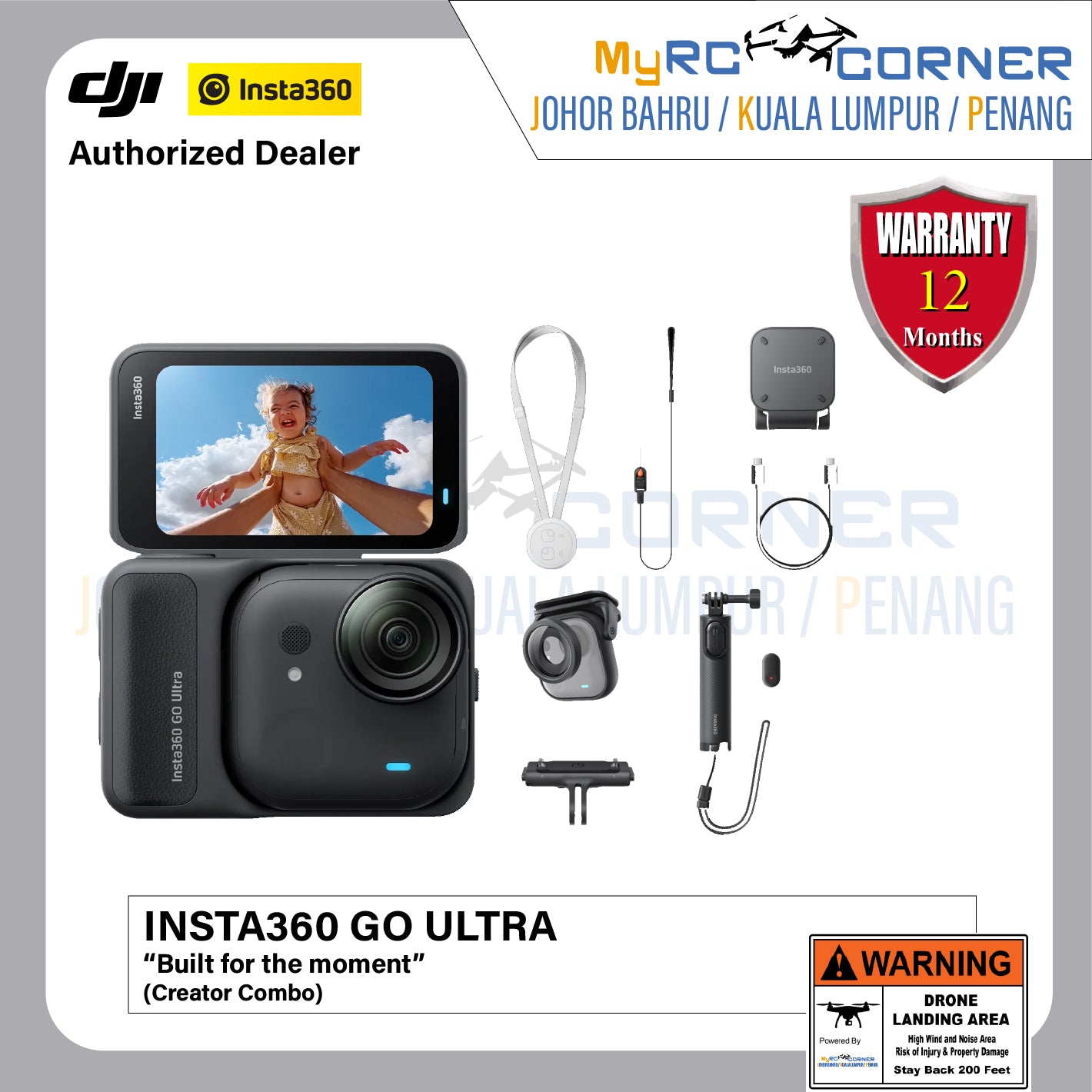 INSTA360 GO ULTRA - 4K WATERPROOF MAGNETIC MINI CAMERA