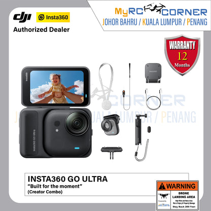 INSTA360 GO ULTRA - 4K WATERPROOF MAGNETIC MINI CAMERA