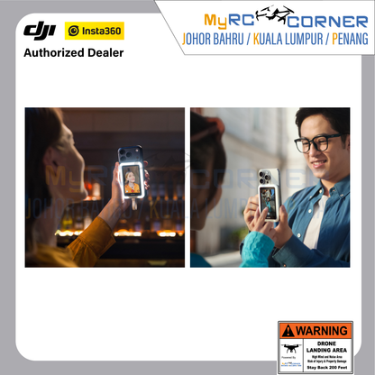 Insta360 Snap - Selfie Screen with Light | Co-developed with AMIRO