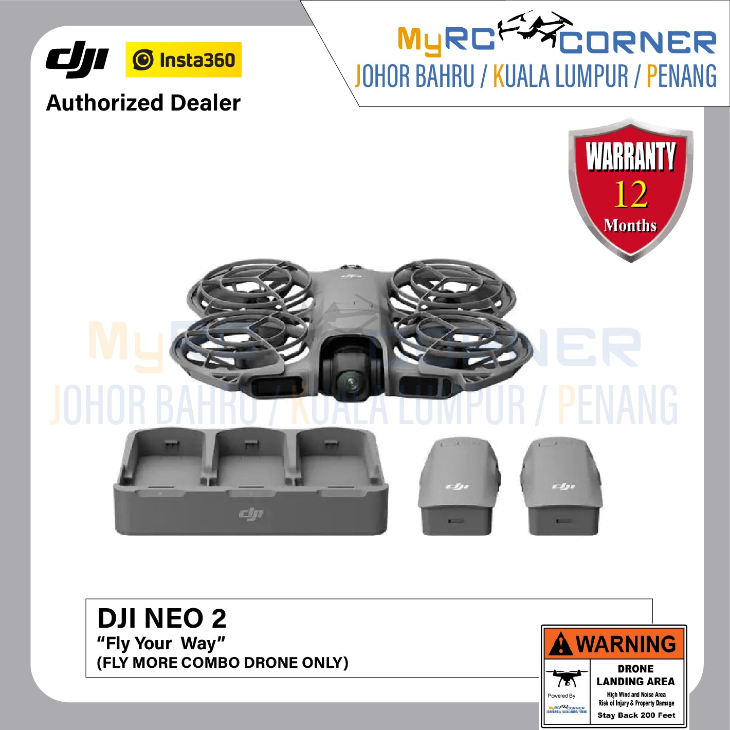 DJI Neo 2 - Mini Drone with 4K UHD Camera（Official Product & Warranty）